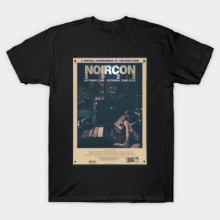 NoirCon 2022 Cinematic Poster Designed by Tia Ja’nae T-Shirt